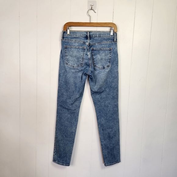 Gap True Skinny Jeans Jeggings Casual Basic Denim Mid Rise Stretchy Acid Wash 27 - Picture 3 of 10